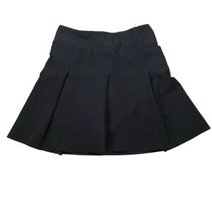 Athleta Girl Black Pleated Uniform Skort Size S(7)